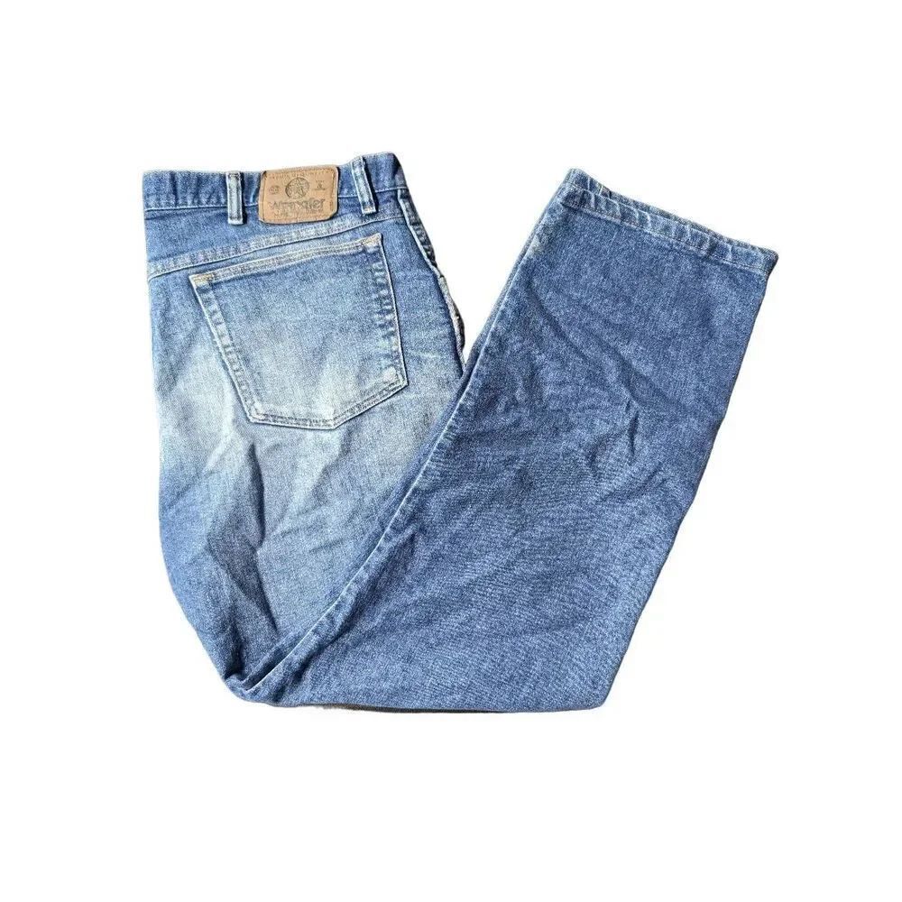 Wrangler Distress Blue Jeans Men's Size 36 x 30
